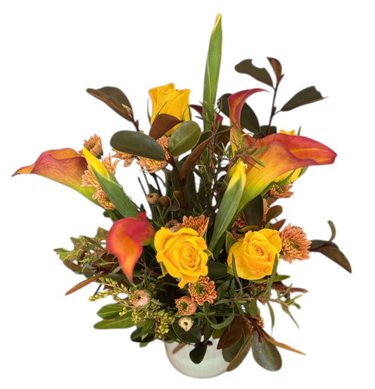 Sunshine in a sage green vase