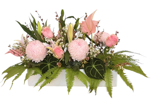 Floral  Long Table Centrepiece - My Jazzy Blooms